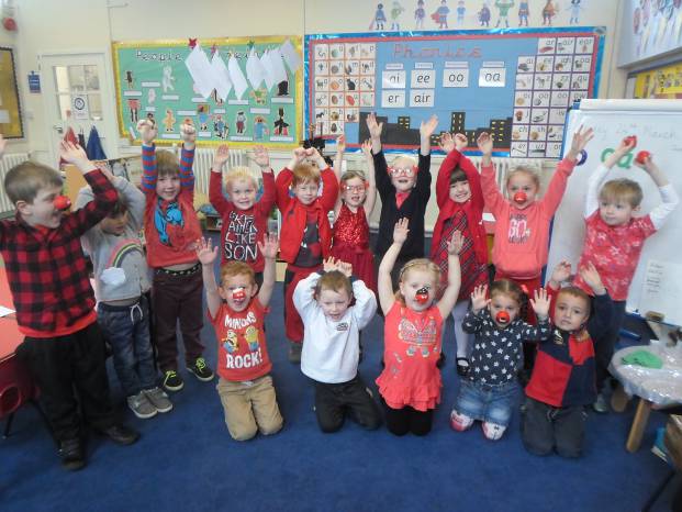 RED NOSE DAY 2017: Red is the colour of the day at Greenfylde Photo 1