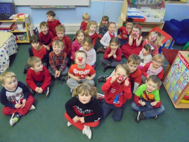 RED NOSE DAY 2017: Red is the colour of the day at Greenfylde Photo 2