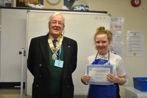 Ready Steady Cook Part 2 – March 21, 2017: Year Eight pupils enjoy a Young Chef competition at Swanmead School organised by Ilminster Rotary Club. Photo 15