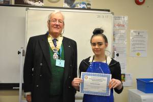 Ready Steady Cook Part 2 – March 21, 2017: Year Eight pupils enjoy a Young Chef competition at Swanmead School organised by Ilminster Rotary Club. Photo 16