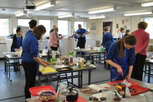 Ready Steady Cook Part 2 – March 21, 2017: Year Eight pupils enjoy a Young Chef competition at Swanmead School organised by Ilminster Rotary Club. Photo 2