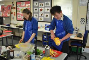 Ready Steady Cook Part 2 – March 21, 2017: Year Eight pupils enjoy a Young Chef competition at Swanmead School organised by Ilminster Rotary Club. Photo 3