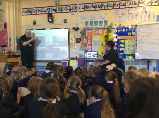 SCHOOL NEWS: Pupils learn about the dangers of railway tracks