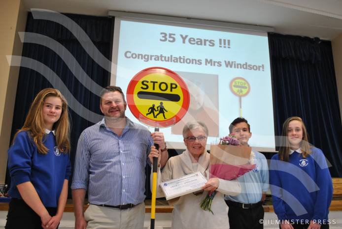 SCHOOL NEWS: Swanmead’s pride as Felicity chalks up 35 years as a lollipop lady