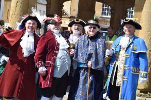 Ilminster Town Criers Competition Part 1 – May 13, 2017: Town criers gathered in Ilminster town centre for the annual competition.  Photo 2