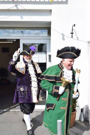 Ilminster Town Criers Competition Part 1 – May 13, 2017: Town criers gathered in Ilminster town centre for the annual competition.  Photo 5
