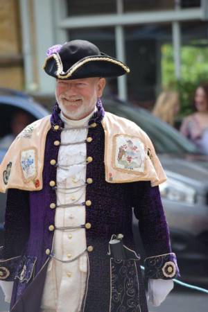 Ilminster Town Criers Competition Part 3 – May 13, 2017: Town criers gathered in Ilminster town centre for the annual competition.  Photo 12