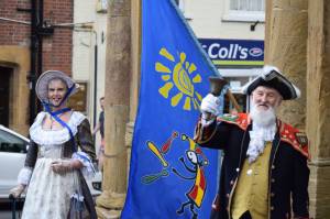 Ilminster Town Criers Competition Part 3 – May 13, 2017: Town criers gathered in Ilminster town centre for the annual competition.  Photo 15
