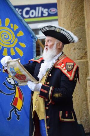 Ilminster Town Criers Competition Part 3 – May 13, 2017: Town criers gathered in Ilminster town centre for the annual competition.  Photo 16
