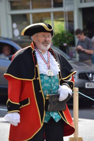 Ilminster Town Criers Competition Part 3 – May 13, 2017: Town criers gathered in Ilminster town centre for the annual competition.  Photo 2