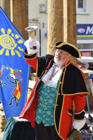 Ilminster Town Criers Competition Part 3 – May 13, 2017: Town criers gathered in Ilminster town centre for the annual competition.  Photo 3
