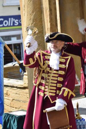 Ilminster Town Criers Competition Part 3 – May 13, 2017: Town criers gathered in Ilminster town centre for the annual competition.  Photo 5