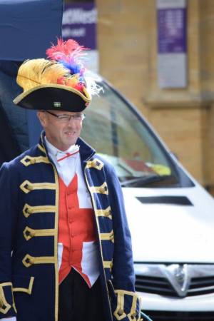 Ilminster Town Criers Competition Part 4 – May 13, 2017: Town criers gathered in Ilminster town centre for the annual competition.  Photo 14