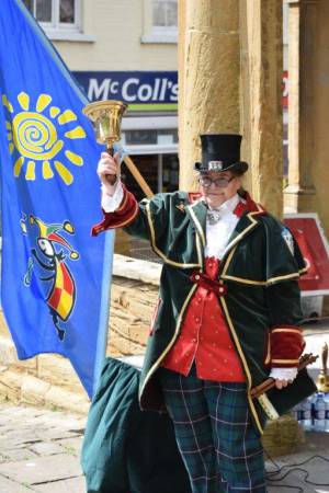 Ilminster Town Criers Competition Part 4 – May 13, 2017: Town criers gathered in Ilminster town centre for the annual competition.  Photo 3