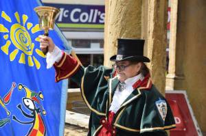 Ilminster Town Criers Competition Part 4 – May 13, 2017: Town criers gathered in Ilminster town centre for the annual competition.  Photo 4