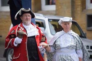 Ilminster Town Criers Competition Part 4 – May 13, 2017: Town criers gathered in Ilminster town centre for the annual competition.  Photo 8