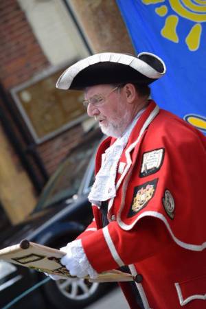 Ilminster Town Criers Competition Part 4 – May 13, 2017: Town criers gathered in Ilminster town centre for the annual competition.  Photo 9