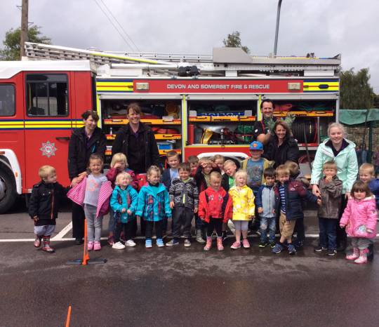SCHOOL NEWS: Sunny Ile welcome Ilminster firefighters