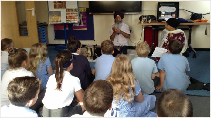 SCHOOL NEWS: Greenfylde pupils welcome Sikh visitors