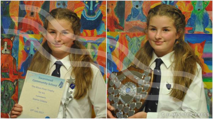 SCHOOL NEWS: Sophie Gibbins wins two top awards at Swanmead’s special night