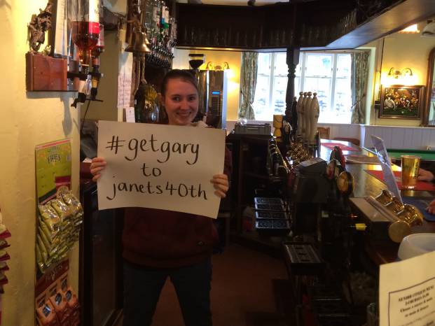 ILMINSTER NEWS: Janet wants to Take That and party with Gary Barlow for her 40th Photo 1