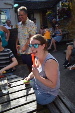 Beer and cider festival – August 27, 2017: The Brewers Arms’ summer beer and cider festival had a beach party theme. Photo 14