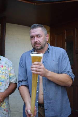 Beer and cider festival – August 27, 2017: The Brewers Arms’ summer beer and cider festival had a beach party theme. Photo 2