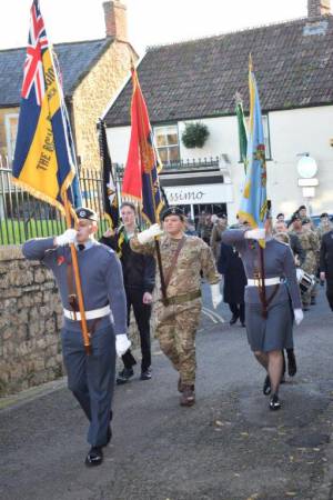 Ilminster Remembrance Sunday Part 1 – November 12, 2017: The people of Ilminster paid its respects for the annual Remembrance Day service and parade. Photo 2