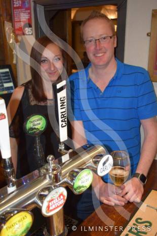LEISURE: Beer is blessed as the Crown Inn starts a new lease of life with Matt and Sarah Photo 1