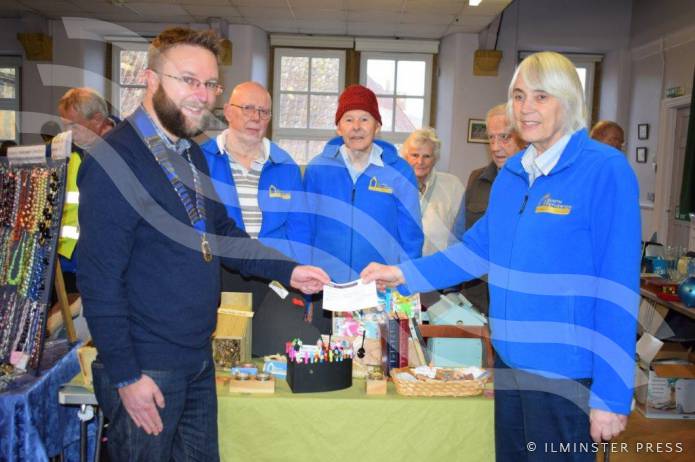 CLUBS AND SOCIETIES: Ilminster Lions give a helping hand to Community Shed project