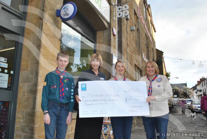 ILMINSTER NEWS: Co-op shoppers support a trio of good causes