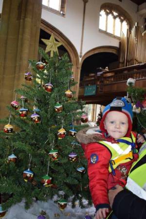 Ilminster Christmas Tree Festival – December 4, 2017: More than 50 decorated Christmas Trees are on display at the Minster Church in Ilminster for the annual charity Christmas Tree Festival from December 4-9, 2017. Photo 14