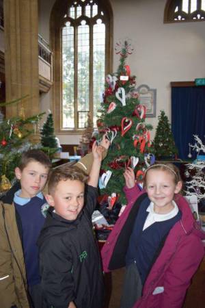 Ilminster Christmas Tree Festival – December 4, 2017: More than 50 decorated Christmas Trees are on display at the Minster Church in Ilminster for the annual charity Christmas Tree Festival from December 4-9, 2017. Photo 19