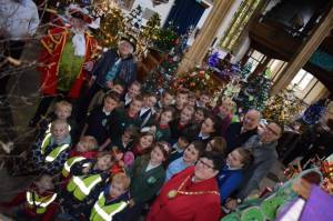 Ilminster Christmas Tree Festival – December 4, 2017: More than 50 decorated Christmas Trees are on display at the Minster Church in Ilminster for the annual charity Christmas Tree Festival from December 4-9, 2017. Photo 23