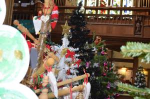 Ilminster Christmas Tree Festival – December 4, 2017: More than 50 decorated Christmas Trees are on display at the Minster Church in Ilminster for the annual charity Christmas Tree Festival from December 4-9, 2017. Photo 9