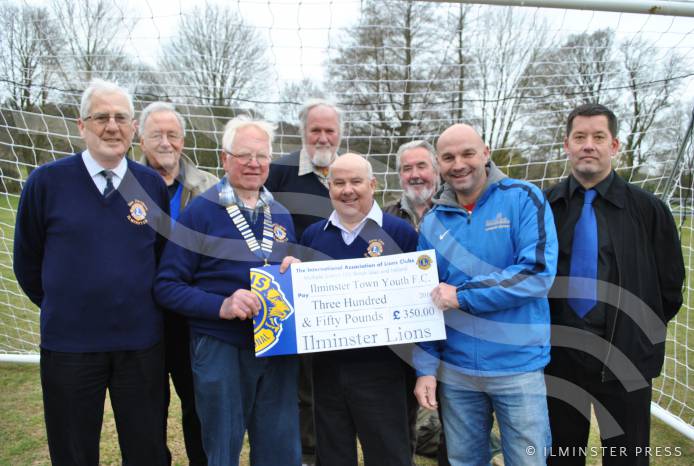 CLUBS AND SOCIETIES: Lions support Ilminster Youth FC