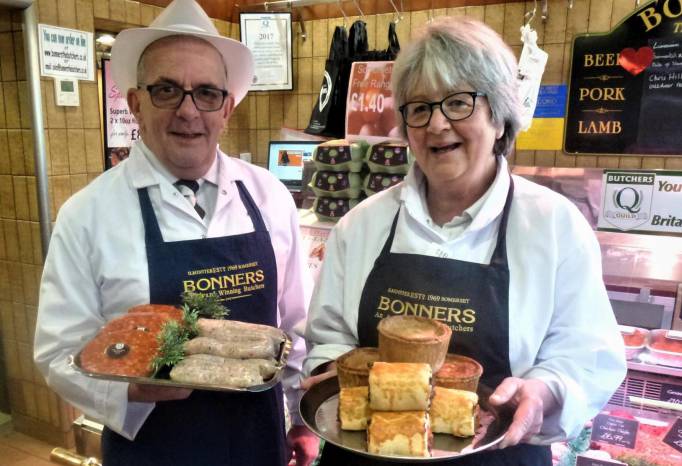 ILMINSTER NEWS: Golden times for Bonners the Butchers as they cut above the rest