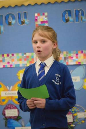 Young Voices – Feb 27, 2018: Children from Ilminster and surrounding area took part in the first-ever Young Voices competition organised by the Rotary Club of Ilminster. Photo 23