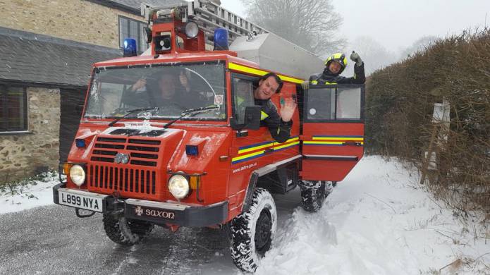 ILMINSTER NEWS: Did you see Ilminster’s firefighters in the Pinzgauer?