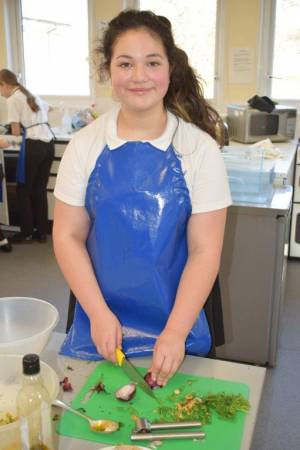 Young Chef Part 1 – March 8, 2018: Year Seven students serve up some delicious treats in the annual Ilminster Rotary Club’s Young Chef competition at Swanmead School in Ilminster. Photo 10