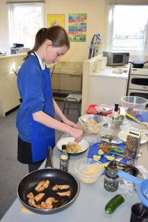 Young Chef Part 1 – March 8, 2018: Year Seven students serve up some delicious treats in the annual Ilminster Rotary Club’s Young Chef competition at Swanmead School in Ilminster. Photo 11