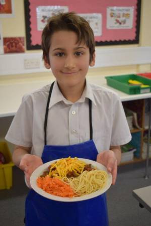 Young Chef Part 1 – March 8, 2018: Year Seven students serve up some delicious treats in the annual Ilminster Rotary Club’s Young Chef competition at Swanmead School in Ilminster. Photo 14