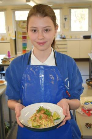 Young Chef Part 1 – March 8, 2018: Year Seven students serve up some delicious treats in the annual Ilminster Rotary Club’s Young Chef competition at Swanmead School in Ilminster. Photo 18