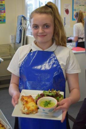 Young Chef Part 1 – March 8, 2018: Year Seven students serve up some delicious treats in the annual Ilminster Rotary Club’s Young Chef competition at Swanmead School in Ilminster. Photo 26