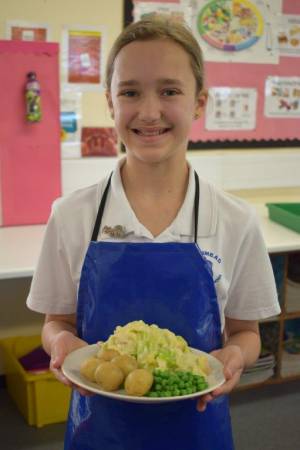 Young Chef Part 1 – March 8, 2018: Year Seven students serve up some delicious treats in the annual Ilminster Rotary Club’s Young Chef competition at Swanmead School in Ilminster. Photo 29
