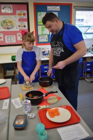 Young Chef Part 1 – March 8, 2018: Year Seven students serve up some delicious treats in the annual Ilminster Rotary Club’s Young Chef competition at Swanmead School in Ilminster. Photo 3