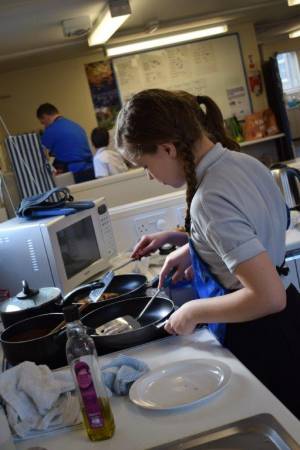 Young Chef Part 1 – March 8, 2018: Year Seven students serve up some delicious treats in the annual Ilminster Rotary Club’s Young Chef competition at Swanmead School in Ilminster. Photo 4