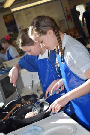 Young Chef Part 1 – March 8, 2018: Year Seven students serve up some delicious treats in the annual Ilminster Rotary Club’s Young Chef competition at Swanmead School in Ilminster. Photo 6