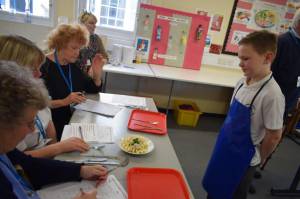 Young Chef Part 2 – March 8, 2018: Year Seven students serve up some delicious treats in the annual Ilminster Rotary Club’s Young Chef competition at Swanmead School in Ilminster. Photo 11