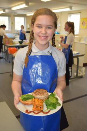 Young Chef Part 2 – March 8, 2018: Year Seven students serve up some delicious treats in the annual Ilminster Rotary Club’s Young Chef competition at Swanmead School in Ilminster. Photo 12